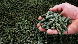 Bolsa de pellet de alfalfa